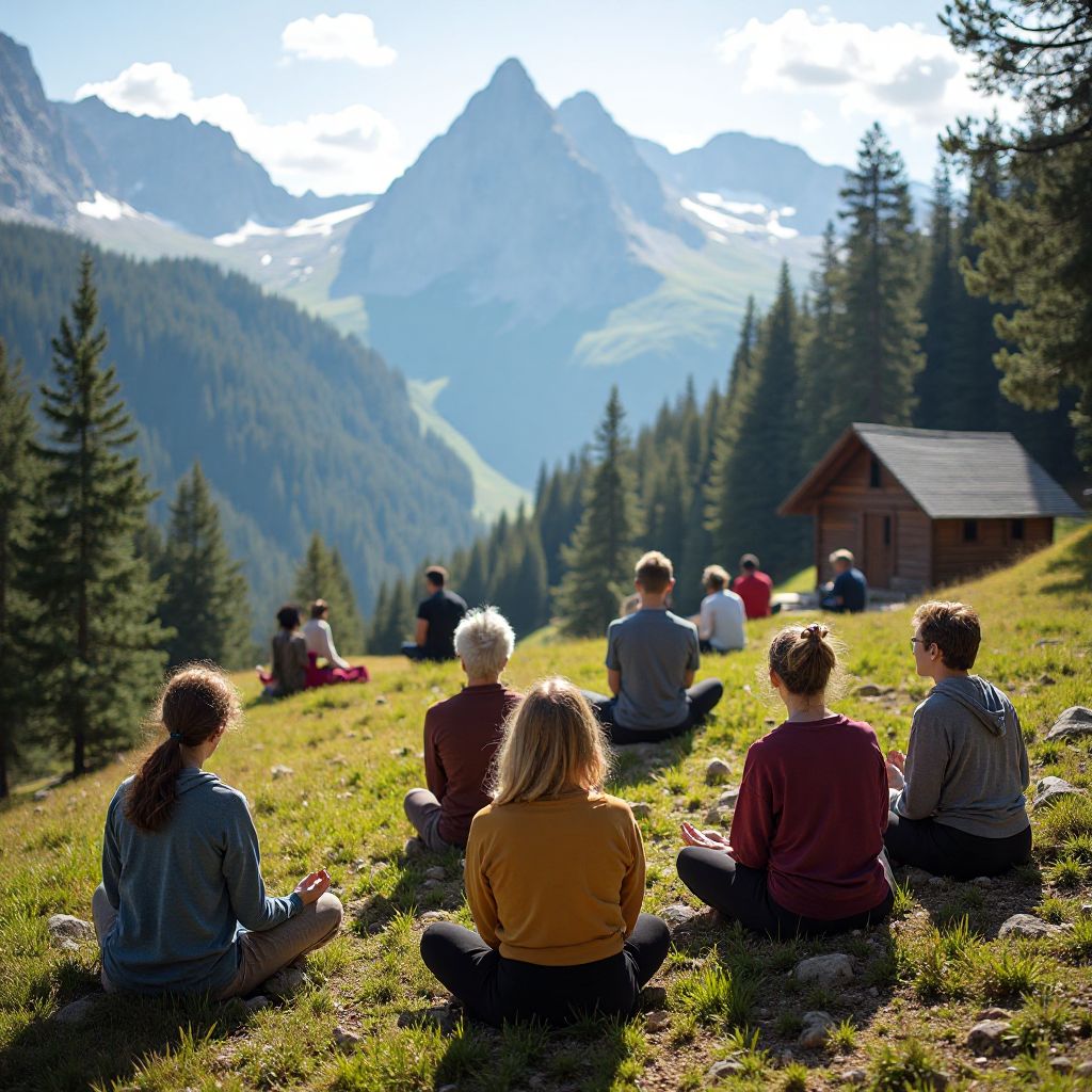 Retreat în natură organizat de EvolutiaDRO